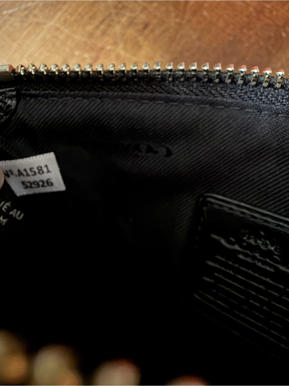 Coach Hawk Feather Design Wristlet - Picture 10 of 12